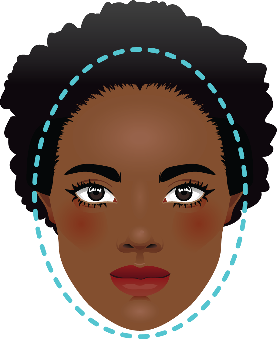 Oval Face shape